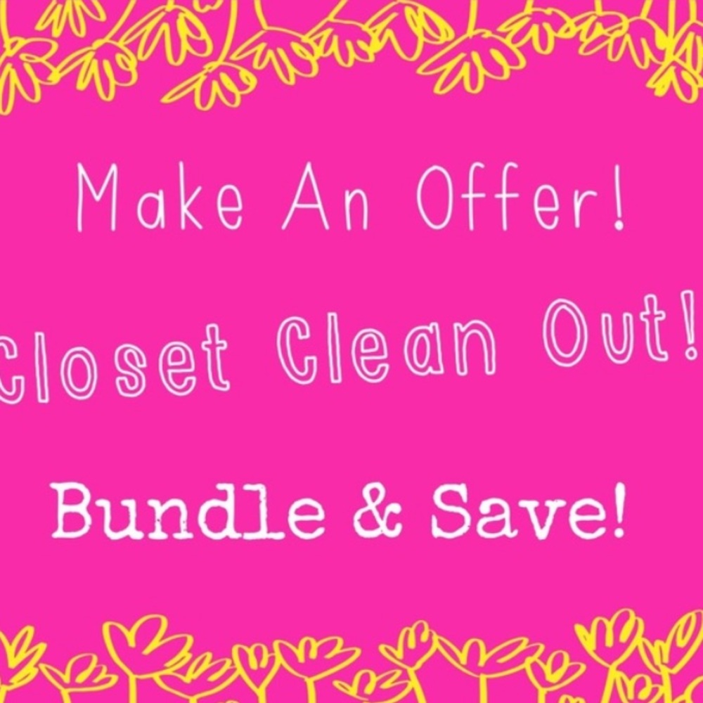 Clearing out my closet!